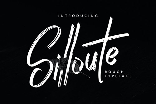 Silloute | Rough Style Script