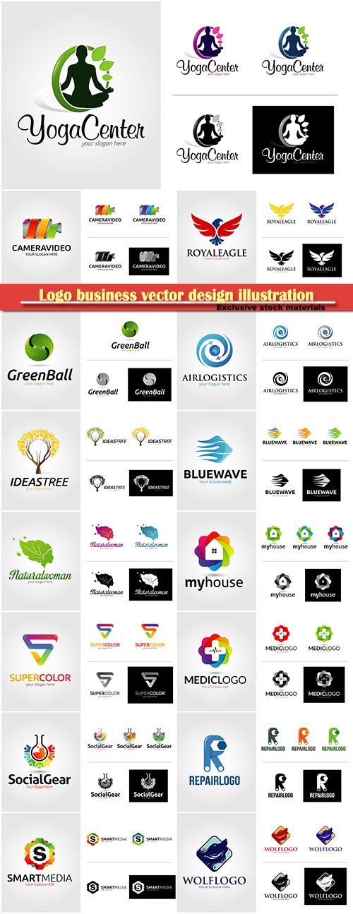 Logo business vector design illustration # 117