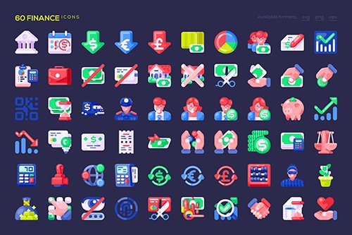 60 Finance Icons