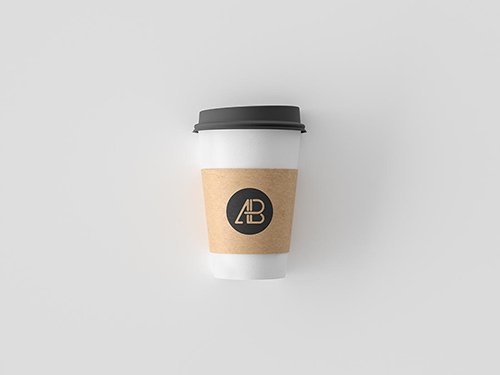 Simple Coffee Cup PSD Mockup