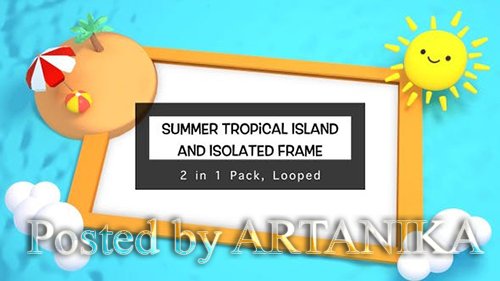 VH - Summer Tropical Island Frame Pack 24093630