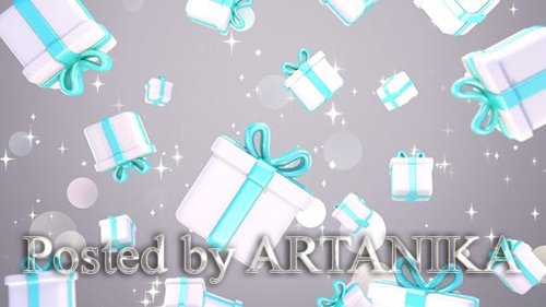 VH - Falling Gift Boxes Background 24071948