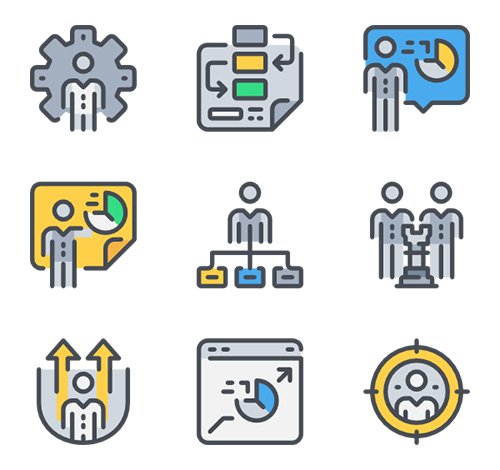 60 Business Strategy Vector Icons