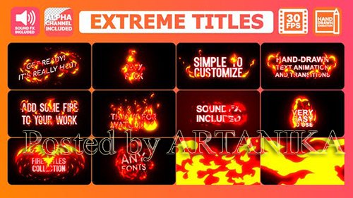 VH - Extreme Titles | Premiere Pro MOGRT 24329155