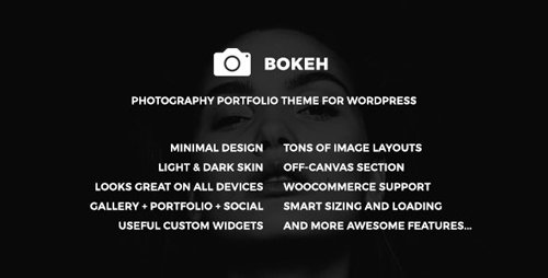 ThemeForest - Bokeh v1.2 - Photography Portfolio Theme for WordPress - 20630093