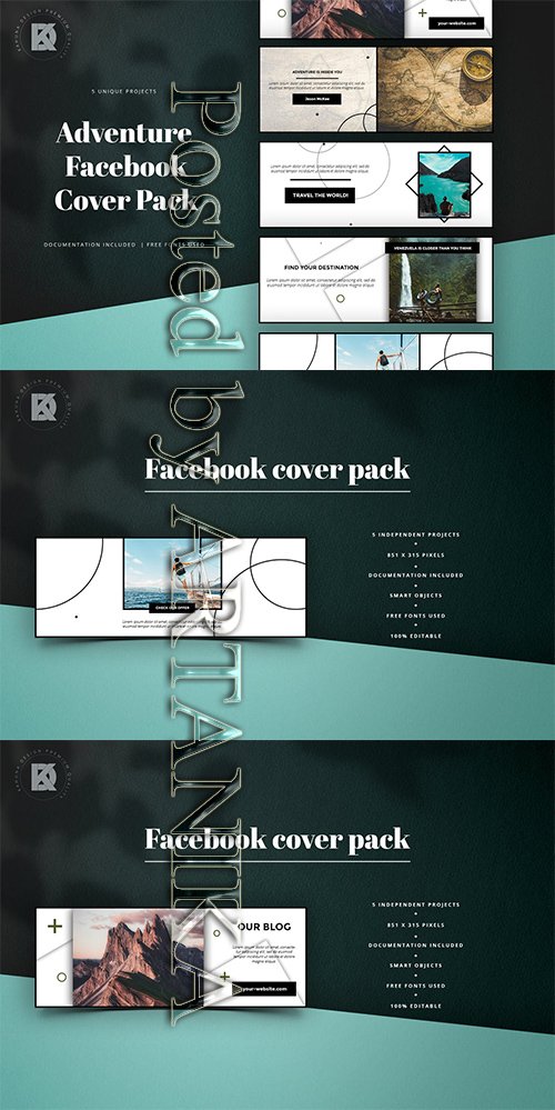 Adventure Facebook Cover Pack