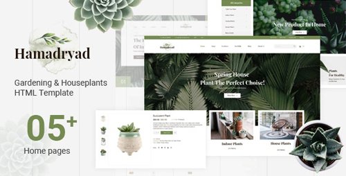 ThemeForest - Hamadryad v1.0.0 - Gardening & Houseplants HTML Template - 24079128