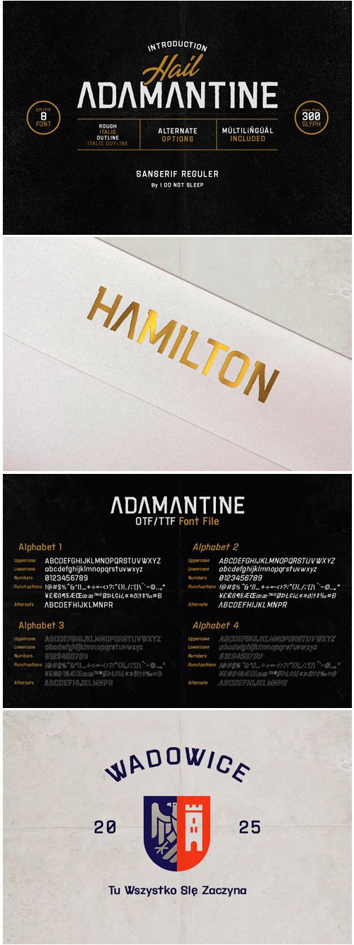 Adamantine Font Family