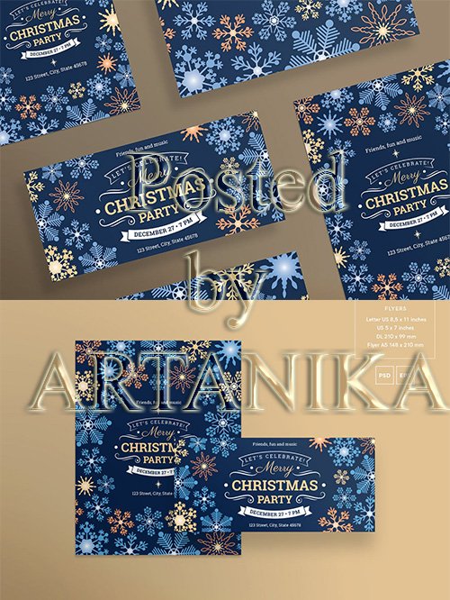 Christmas Party Flyer and Poster Template