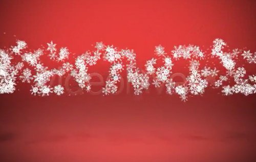 Snow Flakes Logo Reveal 3480145