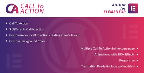 CodeCanyon - Call To Action for Elementor WordPress Plugin v1.0 - 24626421