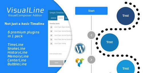 CodeCanyon - Visual Line WordPress Timeline Plugin v2.0.2 - 12147228