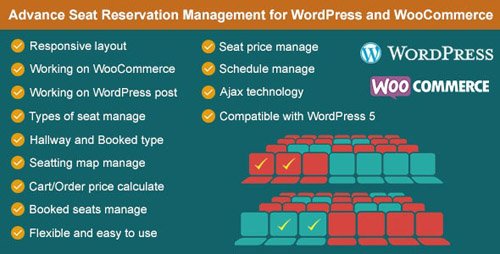 CodeCanyon - Advance Seat Reservation Management for WooCommerce v2.6 - 19984266