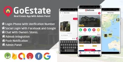 CodeCanyon - GoEstate v1.0 - Real Estate App With Admin Panel - 23630716