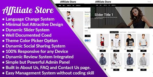 CodeCanyon - Affiliate Store v1.0 - Responsive Affiliate Store Management System (Update: 17 September 18) - 20001385 - NULLED