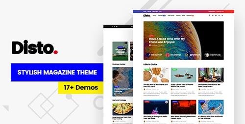 ThemeForest - Disto v1.5 - WordPress Blog Magazine Theme - 21532408