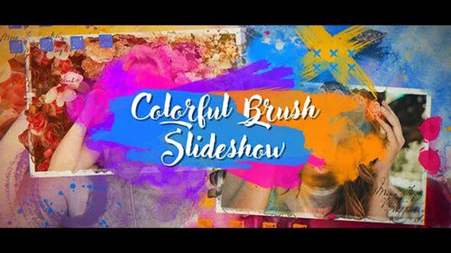 Colorful Brush Slideshow 23601100