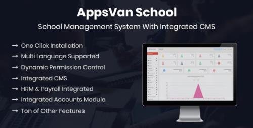 CodeCanyon - AppsVan School v1.0 - School Management System With Integrated CMS - 22612443