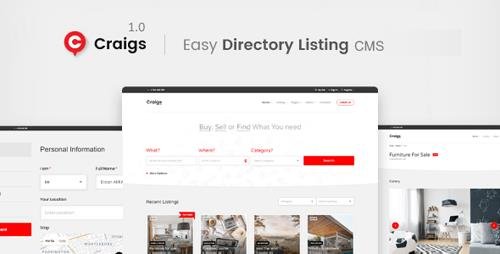 CodeCanyon - Craigs v1.0.1 - Classified Ads CMS Theme - 22431565 - NULLED