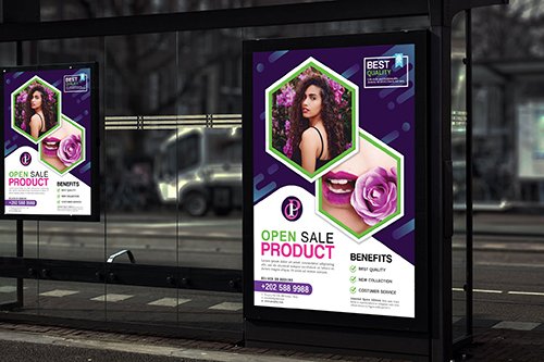 Purpley Modern Product Poster HR