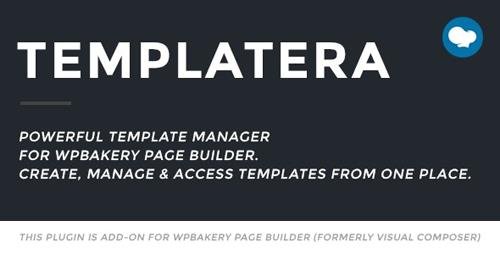CodeCanyon - Templatera v2.0.3 - Template Manager for WPBakery Page Builder - 5195991