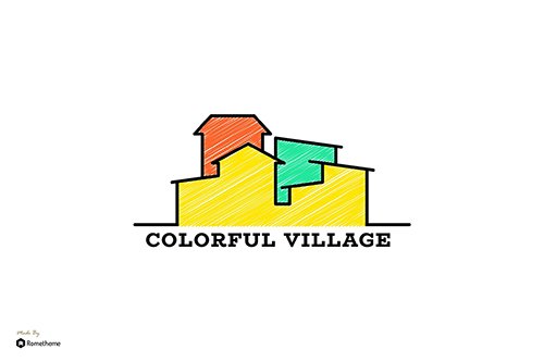 Colorful Village - Logo Template RB