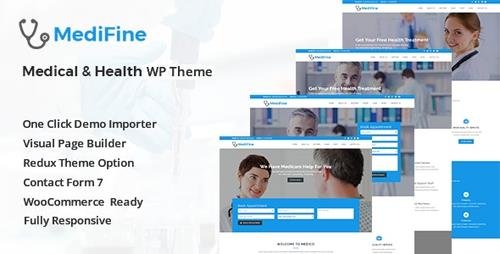 ThemeForest - MediFine v1.0.0 - Health and Medical WordPress Theme - 20872200
