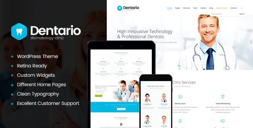 ThemeForest - Dentario v1.5 - Dentist, Medical & Healthcare WordPress Theme + RTL - 15501504
