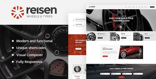 ThemeForest - Reisen v1.4.1 - Automechanic & Auto Body Repair Car WordPress Theme - 18891512