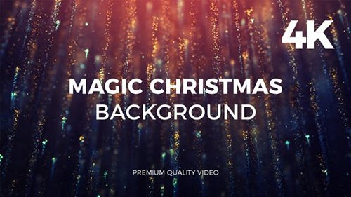 Magic Christmas Background 4K 22992842