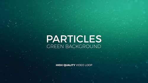 Particles Green Background 22083786