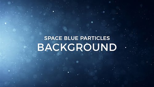 Space Blue Particles 21263823