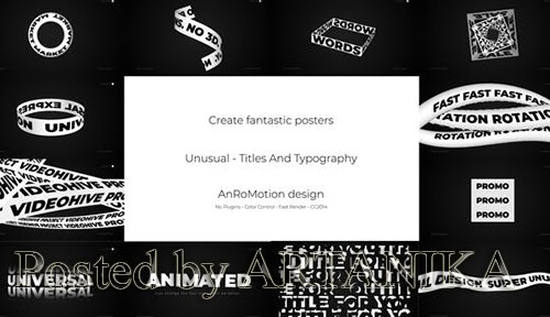Unusual - Titles And Typography 24128336