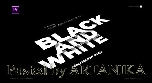 Black And White - Titles And Typography 23825394