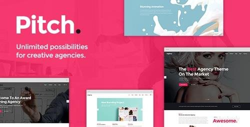 ThemeForest - Pitch v3.2 - A Theme for Freelancers and Agencies - 13111699