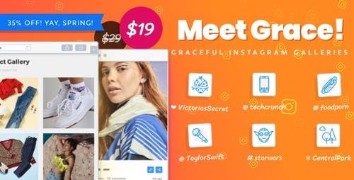 CodeCanyon - Instagram Feed Gallery v1.1.12 - Grace for WordPress - 20429911