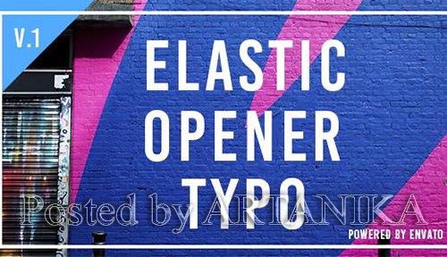 VideoHive - Elastic Opener Typography 19598966