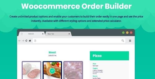 CodeCanyon - WooCommerce Order Builder v1.1.1 - Combo Products & Extra Options - 20839198