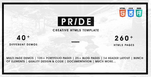 ThemeForest - Pride v1.5.0 - Multipurpose HTML5 Template - 11773144