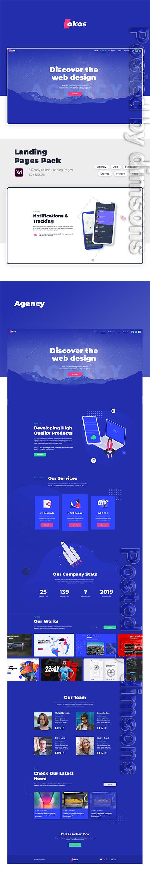 Okos Landing Pages Pack