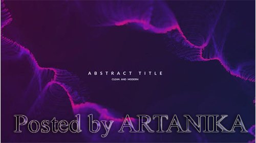 VideoHive - Abstract and Modern Titles 24900048
