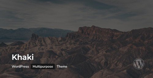 ThemeForest - Khaki v2.0.4 - Responsive Multi-Purpose WordPress Theme - 19968221