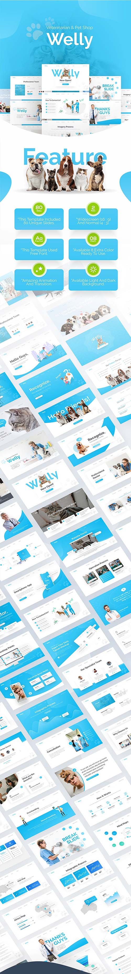 GraphicRiver -  - Welly Veterinary PowerPoint Template - 23788818