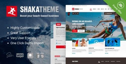 ThemeForest - Shaka v1.13.0 - A beach business WordPress theme for water sport and activity schools. Surf, kayak and more. - 16965165 - NULLED
