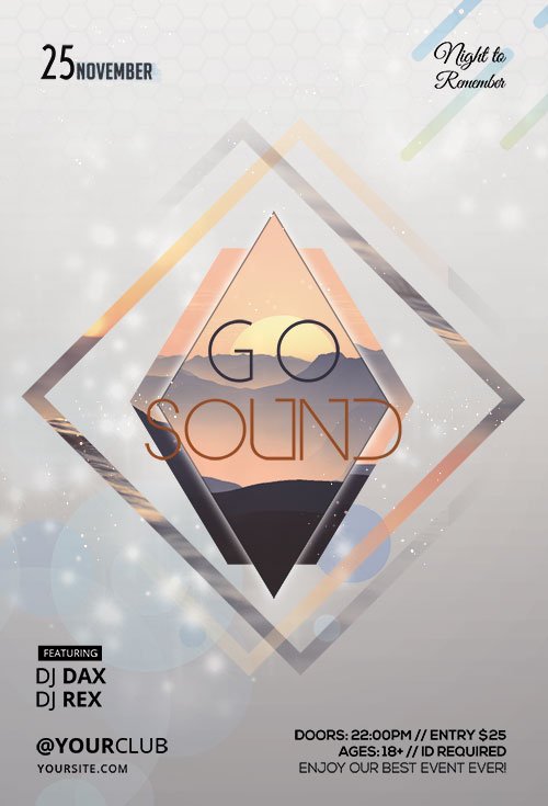 Go Sound - Premium flyer psd template