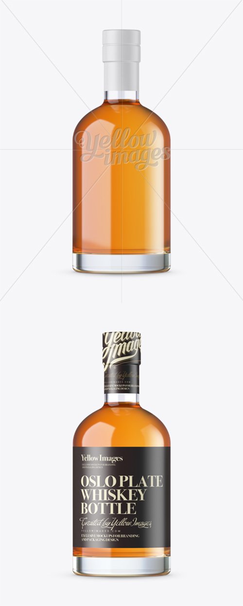 Oslo Whisky Bottle with Shrink Band Mockup 12387 TIF