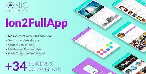 CodeCanyon - Ion2FullApp v1.1.3 - Full Ionic Template for Ionic 3+ - 20312002