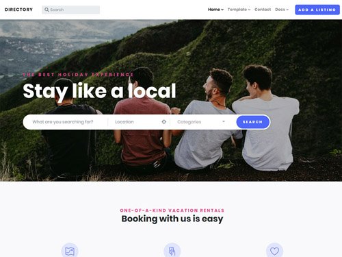 Directory v1.2.0 - Directory & Listing Bootstrap 4 Theme - GetBootstrap