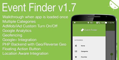 CodeCanyon - Event Finder Full Android Application v1.7 - 19869837