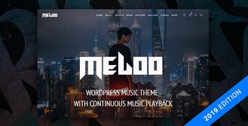 ThemeForest - Meloo v2.5.4 - Music Theme for WordPress - 22493887